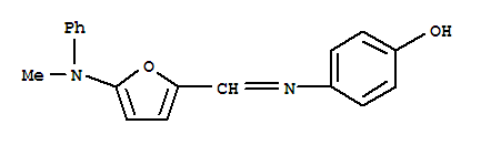 Phenol, 4-[[[5-(methylphenylamino)-2-furanyl]methylene]amino]- Structure,791524-29-3Structure