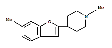 (9CI)-1-甲基-4-(6-甲基-2-苯并呋喃)-哌啶结构式_791534-41-3结构式