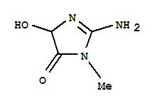 4H-imidazol-4-one,2-amino-3,5-dihydro-5-hydroxy-3-methyl-(9ci) Structure,791553-25-8Structure