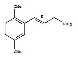 (e)-(9ci)-3-(2,5-二甲氧基苯基)-2-丙烯-1-胺结构式_791563-64-9结构式