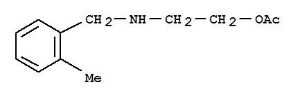 Ethanol, 2-[[(2-methylphenyl)methyl]amino]-, acetate (ester) (9ci) Structure,791577-43-0Structure