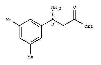 (9ci)-beta-氨基-3,5-二甲基-苯丙酸乙酯结构式_791586-55-5结构式