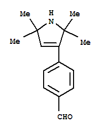 Benzaldehyde, 4-(2,5-dihydro-2,2,5,5-tetramethyl-1h-pyrrol-3-yl)-(9ci) Structure,791591-59-8Structure