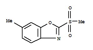 Benzoxazole,6-methyl-2-(methylsulfonyl)-(9ci) Structure,791594-35-9Structure