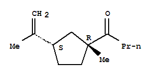 1-Butanone,1-[(1r,3s)-1-methyl-3-(1-methylethenyl)cyclopentyl]-(9ci) Structure,791620-48-9Structure