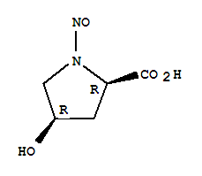 D-proline, 4-hydroxy-1-nitroso-, cis-(9ci) Structure,79171-52-1Structure