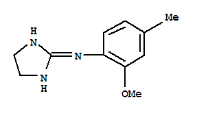 (9ci)-n-2-咪唑啉-2-甲氧基-4-甲基-苯胺结构式_791726-43-7结构式