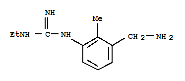 Guanidine, n-[3-(aminomethyl)-2-methylphenyl]-n-ethyl-(9ci) Structure,791761-12-1Structure