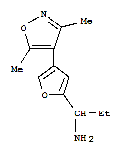 2-Furanmethanamine,4-(3,5-dimethyl-4-isoxazolyl)-alpha-ethyl-(9ci) Structure,791776-83-5Structure