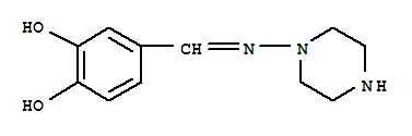 1,2-Benzenediol, 4-[(1-piperazinylimino)methyl]-(9ci) Structure,791808-21-4Structure