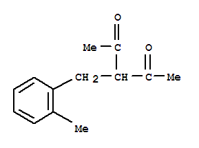 (9ci)-3-[(2-甲基苯基)甲基]-2,4-戊烷二酮结构式_791809-51-3结构式