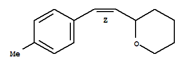 2H-pyran,tetrahydro-2-[(1z)-2-(4-methylphenyl)ethenyl]-(9ci) Structure,791823-87-5Structure