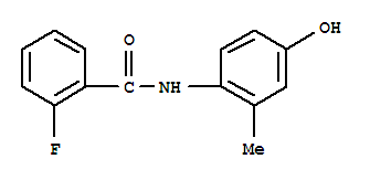 Benzamide, 2-fluoro-n-(4-hydroxy-2-methylphenyl)-(9ci) Structure,791832-43-4Structure