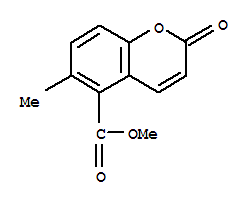 6-Methyl-2-oxo-2h-chromene-5-carboxylic acid methyl ester Structure,791856-36-5Structure