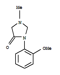 (9ci)-3-(2-甲氧基苯基)-1-甲基-4-咪唑啉酮结构式_792123-16-1结构式