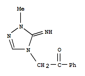 Ethanone, 2-(1,5-dihydro-5-imino-1-methyl-4h-1,2,4-triazol-4-yl)-1-phenyl-(9ci) Structure,792134-99-7Structure