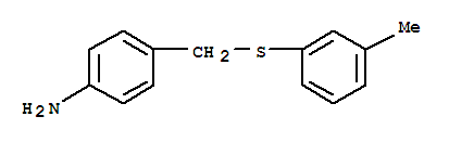 (9ci)-4-[[(3-甲基苯基)硫代]甲基]-苯胺结构式_792142-93-9结构式