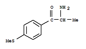  2-氨基-1-[4-(甲基硫代)苯基]-1-丙酮结构式_792187-95-2结构式