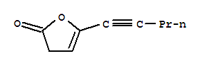 2(3H)-furanone, 5-(1-pentynyl)-(9ci) Structure,79263-58-4Structure