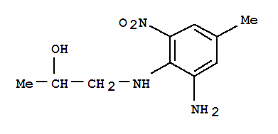 (9ci)-1-[(2-氨基-4-甲基-6-硝基苯基)氨基]-2-丙醇结构式_792860-94-7结构式