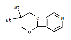 (9CI)-4-(5,5-二乙基-1,3-二噁烷-2-基)-吡啶结构式_792883-56-8结构式