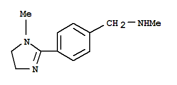 Benzenemethanamine, 4-(4,5-dihydro-1-methyl-1h-imidazol-2-yl)-n-methyl-(9ci) Structure,792905-33-0Structure