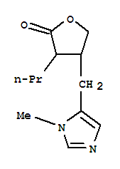 2(3H)-furanone,dihydro-4-[(1-methyl-1h-imidazol-5-yl)methyl]-3-propyl-(9ci) Structure,792934-17-9Structure