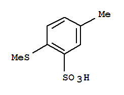 Benzenesulfonic acid, 5-methyl-2-(methylthio)-(9ci) Structure,792951-92-9Structure