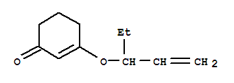 2-Cyclohexen-1-one,3-[(1-ethyl-2-propenyl)oxy]-(9ci) Structure,79322-83-1Structure