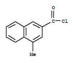 (9ci)-4-甲基-2-萘羰酰氯结构式_79325-64-7结构式