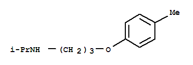 (9ci)-n-(1-甲基乙基)-3-(4-甲基苯氧基)-1-丙胺结构式_793611-99-1结构式