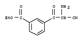 (9ci)-3-(氨基氰基乙酰基)-苯甲酸乙酯结构式_793615-85-7结构式