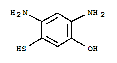 2,4-二氨基-5-疏基-苯酚结构式_793631-44-4结构式