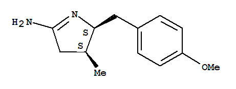 (2r,3r)-rel-(9ci)-3,4-二氢-2-[(4-甲氧基苯基)甲基]-3-甲基-,2H-吡咯-5-胺结构式_793654-37-2结构式