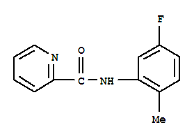 (9ci)-n-(5-氟-2-甲基苯基)-2-吡啶羧酰胺结构式_793730-31-1结构式