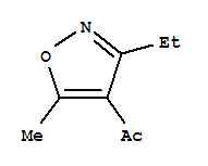 Ethanone, 1-(3-ethyl-5-methyl-4-isoxazolyl)-(9ci) Structure,79379-86-5Structure