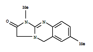 (9ci)-1,5-二氢-1,7-二甲基-咪唑并[2,1-b]喹唑啉-2(3h)-酮结构式_794448-78-5结构式