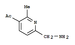 Ethanone, 1-[6-(aminomethyl)-2-methyl-3-pyridinyl]-(9ci) Structure,794465-47-7Structure