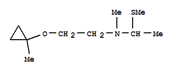 Ethanamine, n-methyl-n-[2-[(1-methylcyclopropyl)oxy]ethyl]-1-(methylthio)-(9ci) Structure,794504-51-1Structure