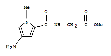 Glycine, n-[(4-amino-1-methyl-1h-pyrrol-2-yl)carbonyl]-, methyl ester (9ci) Structure,794529-77-4Structure