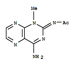 (9ci)-n-(4-氨基-1-甲基-2(1h)-蝶啶)-乙酰胺结构式_794553-05-2结构式