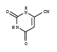 (9ci)-1,2,3,6-四氢-2,6-二氧代-4-嘧啶甲腈结构式_79457-91-3结构式