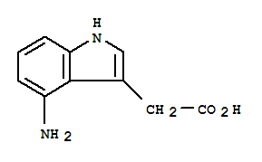 1H-indole-3-aceticacid,4-amino-(9ci) Structure,79473-07-7Structure