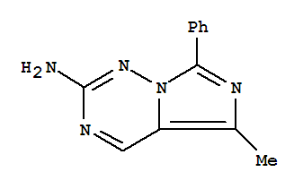 (9ci)-5-甲基-7-苯基-咪唑并[5,1-f][1,2,4]噻嗪-2-胺结构式_795268-96-1结构式