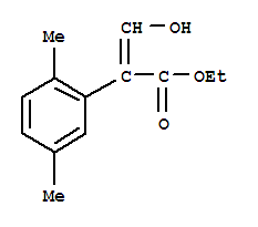 Benzeneacetic acid, alpha-(hydroxymethylene)-2,5-dimethyl-, ethyl ester (9ci) Structure,795274-98-5Structure