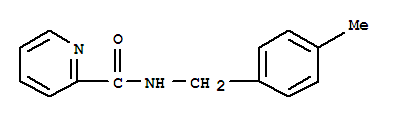 (9ci)-n-[(4-甲基苯基)甲基]-2-吡啶羧酰胺结构式_795283-79-3结构式