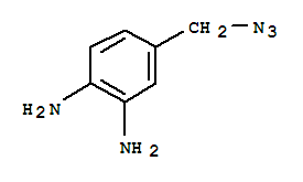 1,2-Benzenediamine, 4-(azidomethyl)- Structure,79544-33-5Structure