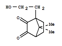 (9ci)-1-(2-羟基乙基)-7,7-二甲基-双环[2.2.1]庚烷-2,3-二酮结构式_796842-09-6结构式