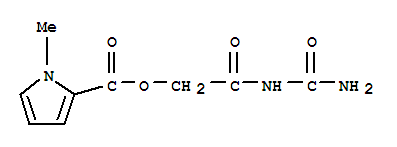 (9ci)-1-甲基-,2-[(氨基羰基)氨基]-2-氧代乙基酯1H-吡咯-2-羧酸结构式_796862-03-8结构式