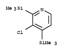 (9CI)-3-氯-2,4-双(三甲基甲硅烷基)-吡啶结构式_79698-59-2结构式